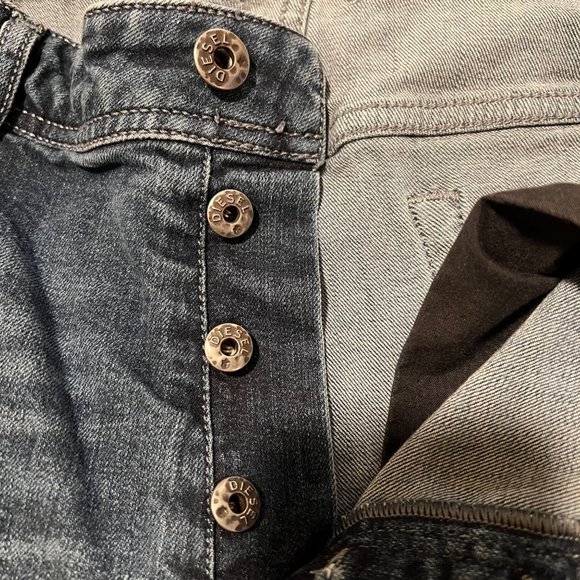 Mens Diesel TROXER R8KJ4 Stretch Slim Skinny Blue Jeans W36 L32 - Picture 13 of 16